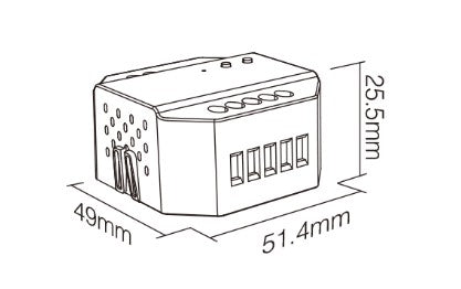 Regulador LED AC TRI-C1 MiBoxer - Dimmer RF 2.4GHz + Pulsador (Push) - 100-240V