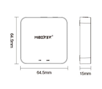 Gateway 2.4GHz Wi-Fi MiBoxer WL-BOX2 Puente de Control para Iluminación Inteligente