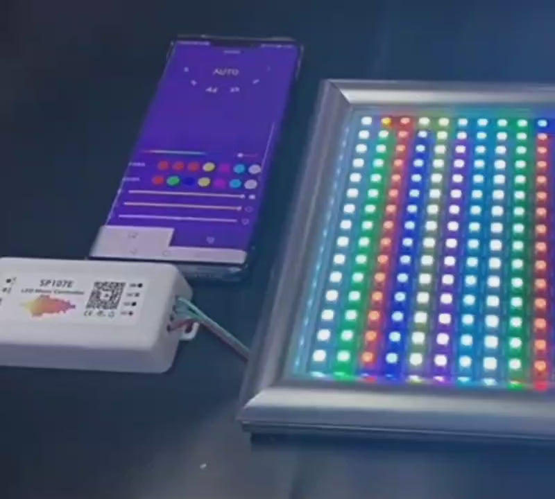 Controlador LED Bluetooth SP107E con Sincronización Musical - Para Tiras LED Digitales (IC Pixeles)