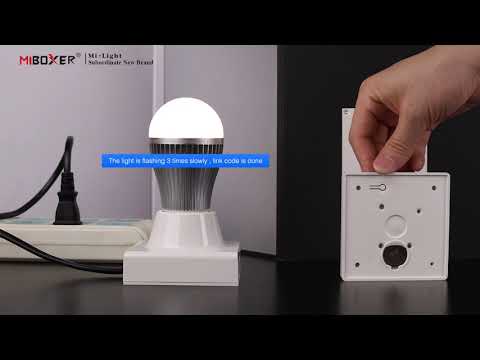 Mando de Pared Giratorio MiBoxer K1 - Regulador Remoto Inalámbrico RF 2.4GHz para Iluminación LED