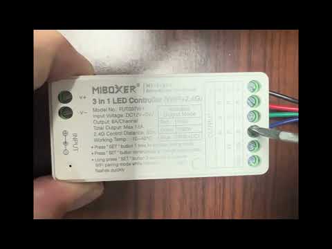 Controlador LED Miboxer FUT037S+ 3 en 1 Universal (RGB + CCT + RGBW) - 2.4GHz