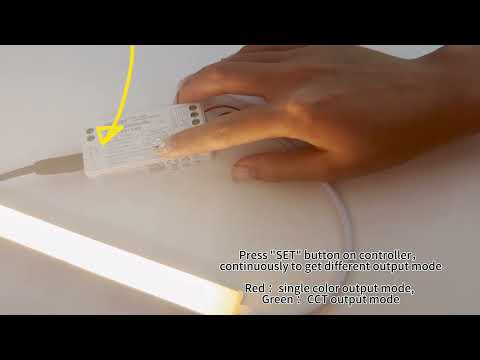 Controlador LED MiBoxer FUT035S+ (12V-24V): La solución inteligente para tiras Monocolor y CCT 2.4GHz
