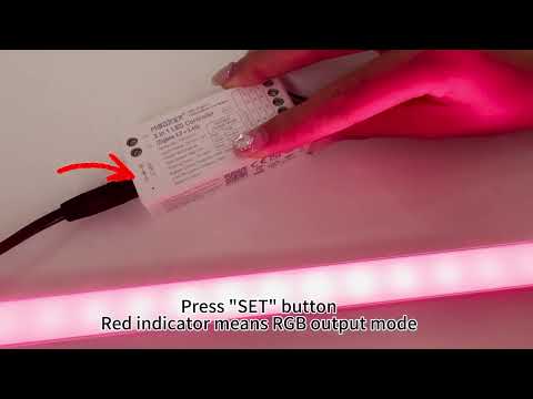 Kit de Control Pro para Tiras LED RGB+CCT: Controlador + Mando a Distancia RF (12V-24V) 2.4Ghz