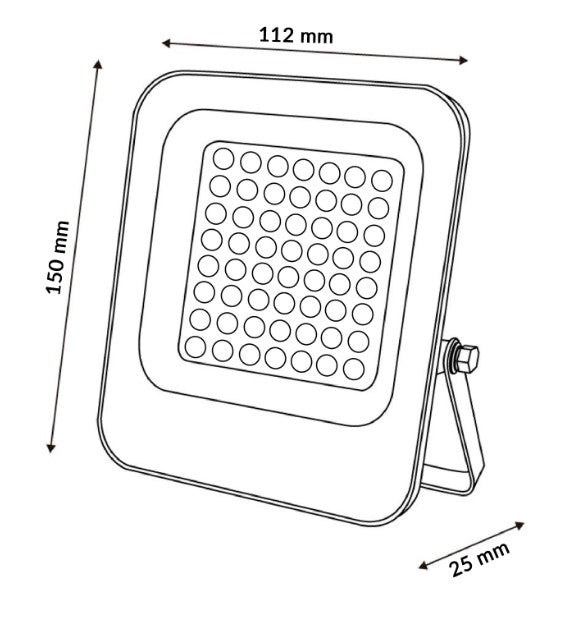 Foco Proyector LED Para Exterior IP65 10W Selector CCT