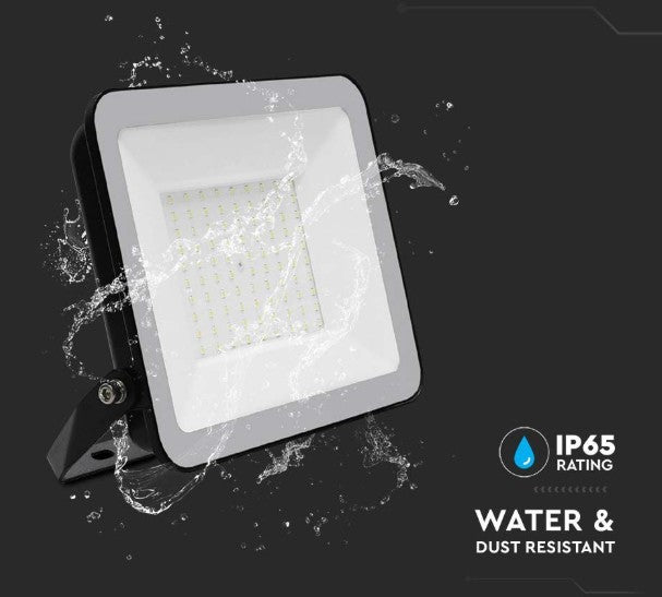 Proyector LED 100W 8,700 Lúmenes - IP65 Exterior - 6500K Blanco Frío