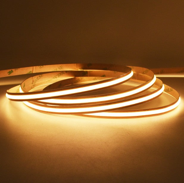 Tira LED 24V COB "Free Cut" | 13W/m - 10 Metros - IP20 - 2700K -Blanco Calido Intenso