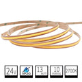 Tira LED 24V COB "Free Cut" | 13W/m - 10 Metros - IP20 - 2700K -Blanco Calido Intenso