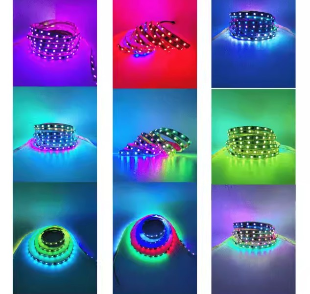 Tira LED Digital RGB IC 24V DC - 14W/m SMD5050 - 60 LED/m - IP20 Interior - 5 Metros