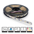 Tira LED 24V RGB+CCT Profesional Color y Temperatura Ajustable (3000K-6000K) - 5m IP20