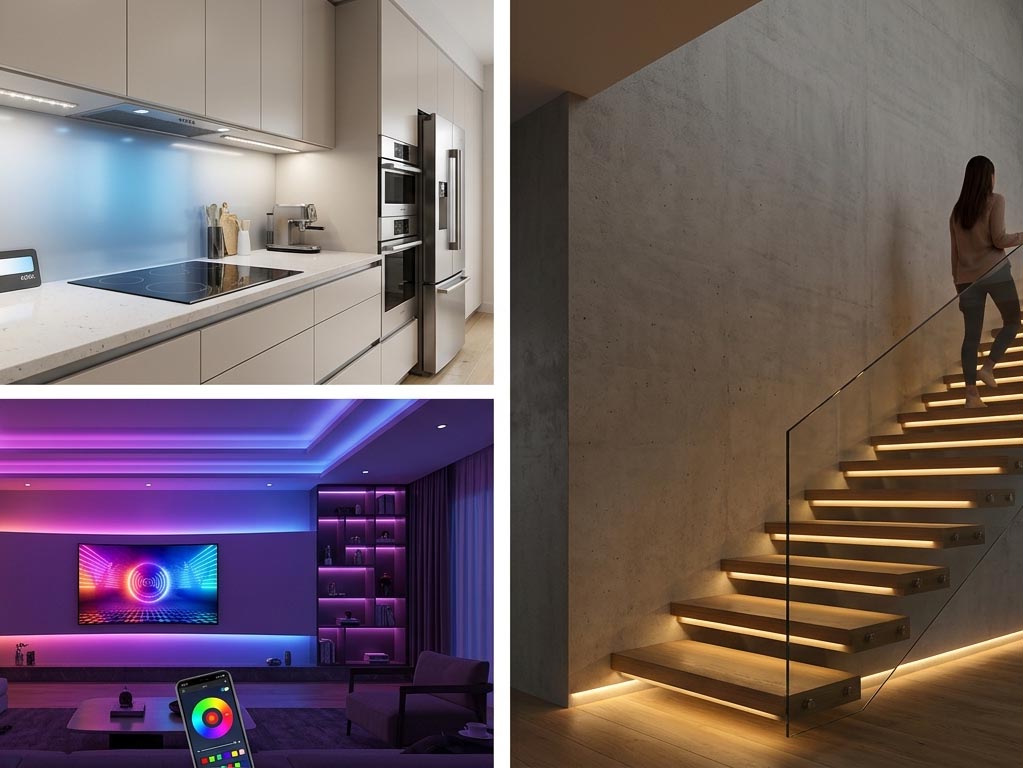 Tira LED 24V RGB+CCT Profesional Color y Temperatura Ajustable (3000K-6000K) - 5m IP20
