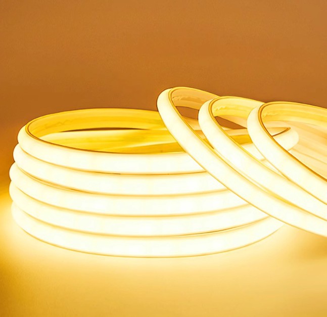 Tira LED COB 24V DC IP68 Sumergible - 10W/m - Rollo de 30m - Luz Cálida 3000K