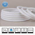 Tira LED COB 24V DC IP68 Sumergible - 10W/m - Rollo de 30m - Luz Cálida 3000K