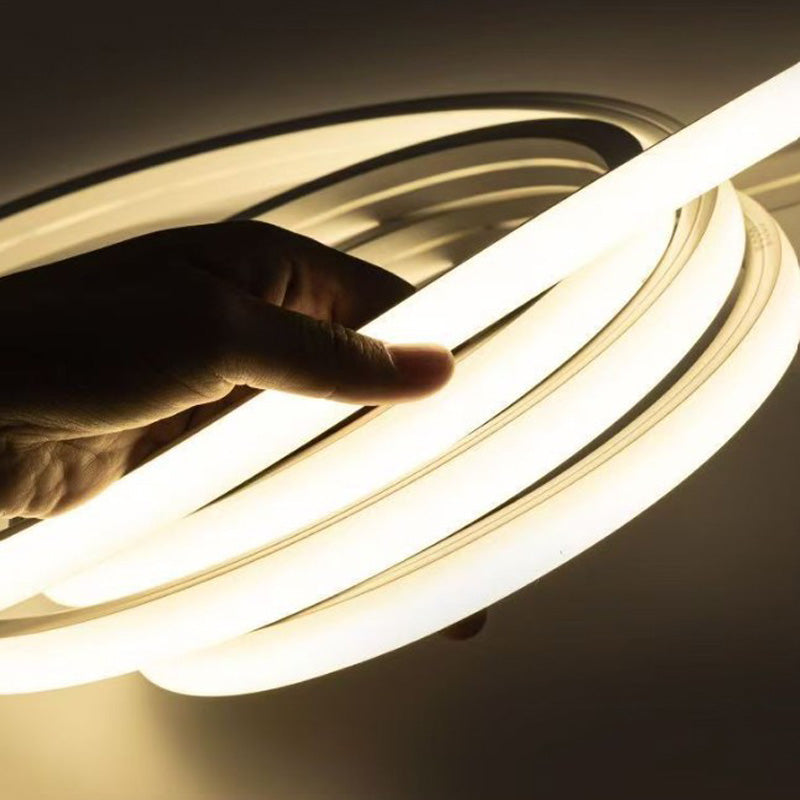 Neón LED Flexible 24V DC IP65 16x16mm 10W/m - Rollo de 30m - Luz Calida 3000K