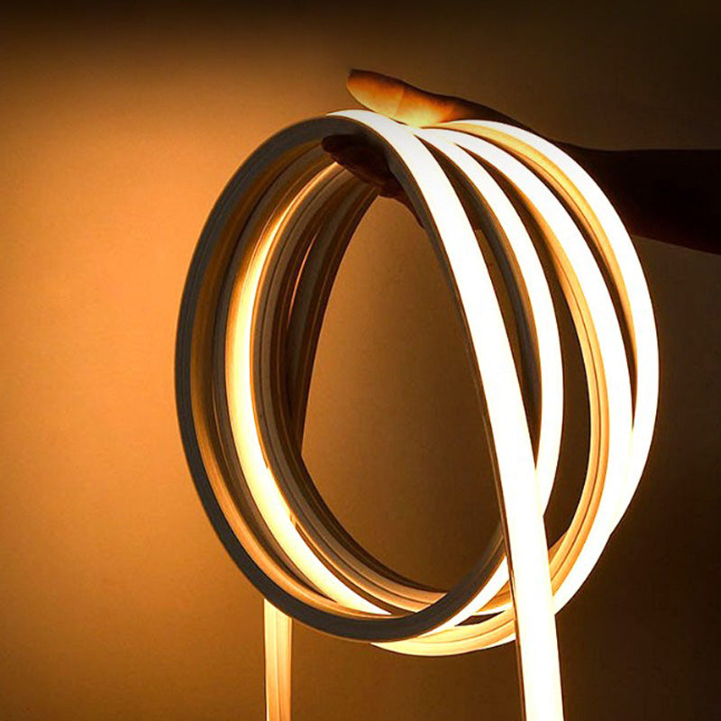Neón LED Flexible 24V DC IP65 16x16mm 10W/m - Rollo de 30m - Luz Calida 3000K