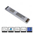 Transformador Slim-Alargado 12V IP20 200W Para Tiras LED