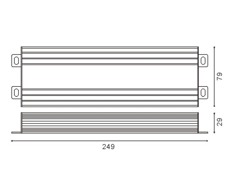 Transformador Impermeable DC24V 400W - Protección IP65 para Exteriores